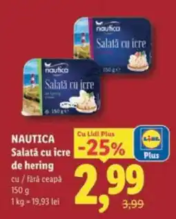 Lidl Nautica Salată cu icre de hering Ofertă