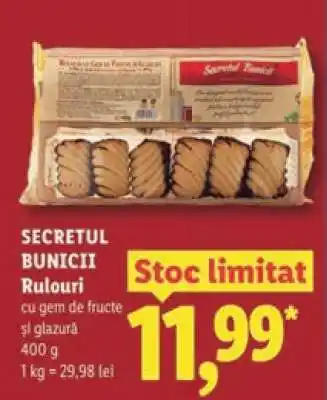 Lidl SECRETUL BUNICII Rulouri Ofertă