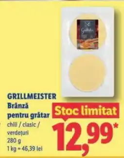 Lidl GRILLMEISTER Brânză pentru grătar Ofertă