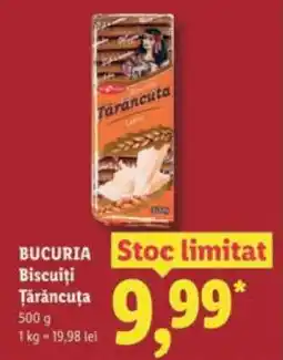Lidl BUCURIA Biscuiți Tărăncuța Ofertă
