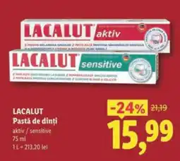 Lidl LACALUT Pastă de dinţi Ofertă