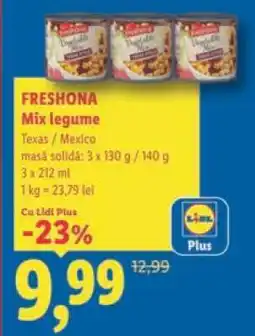 Lidl Freshona Mix legume Ofertă