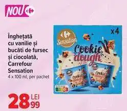 Carrefour Înghețată Carrefour Sensation Cookie Dough Ofertă