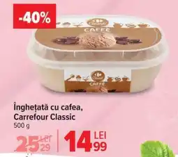 Carrefour Înghețată cu cafea Carrefour Classic Ofertă
