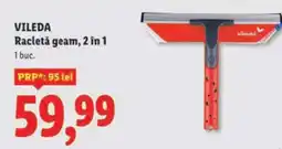 Lidl VILEDA Racletă geam, 2 in 1 Ofertă