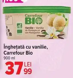Carrefour Înghețată cu vanilie, Carrefour Bio Ofertă
