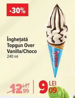 Carrefour Înghețată Topgun Over Vanilla/Choco Ofertă