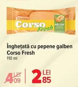 Carrefour Înghețată cu pepene galben Corso Fresh Ofertă