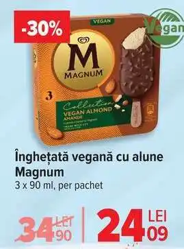 Carrefour Înghețată vegană cu alune, Magnum Ofertă