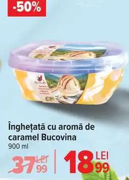 Carrefour Înghețată cu aromă de caramel Bucovina Ofertă