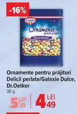 Carrefour Ornamente pentru prăjituri Delicii perlate/Galaxie Dulce, Dr. Oetker Ofertă