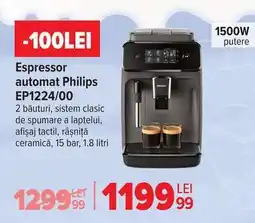 Carrefour Espressor automat Philips EP1224/00 Ofertă