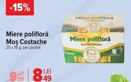 Carrefour Miere polifloră Moș Costache Ofertă