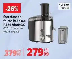 Carrefour Storctor de fructe Rohnson R439 VitaMAX Ofertă