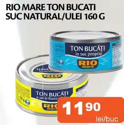 Unicarm Rio mare ton bucati suc natural/ulei Ofertă