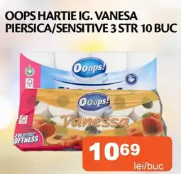 Unicarm Oops hartie ig. vanesa piersica/sensitive Ofertă