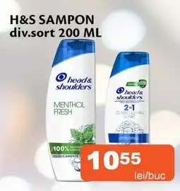 Unicarm H&S sampon Ofertă