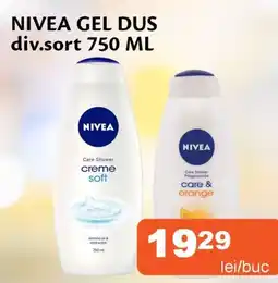 Unicarm Nivea gel dus Ofertă