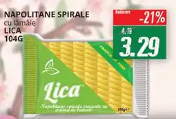 Diana Supermarket Napolitane spirale cu lămâie lica Ofertă