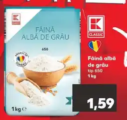 Kaufland Făină albă de grâu tip 650 Ofertă