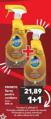 Kaufland PRONTO Spray pentru curățare lemn 500 ml Ofertă