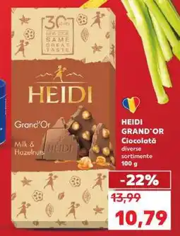 Kaufland HEIDI GRAND`OR Ciocolată Ofertă