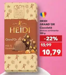 Kaufland HEIDI GRAND`OR Ciocolată Ofertă