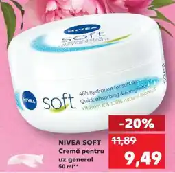 Kaufland NIVEA Soft Ofertă