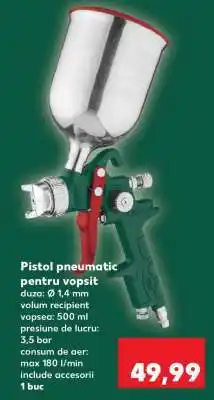 Kaufland Pistol pneumatic pentru vopsit Ofertă