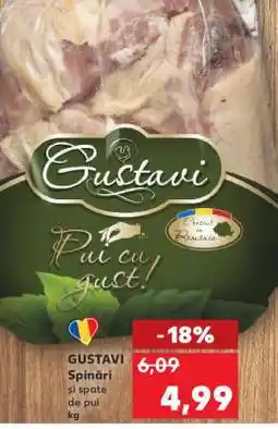 Kaufland GUSTAVI Spinări și spate de pui Ofertă