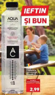 Kaufland AQUA CARPATICA Apă minerală naturală plată Ofertă