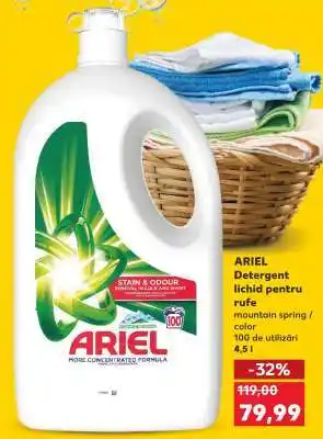 Kaufland ARIEL Detergent lichid pentru rufe Ofertă