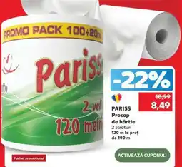 Kaufland PARISS Prosop de hârtie Ofertă