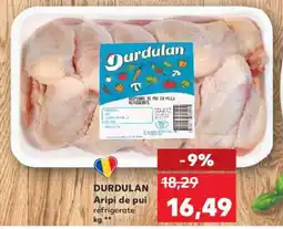 Kaufland DURDULAN Aripi de pui refrigerate Ofertă