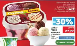 Kaufland CORSO FRESH înghețată cu Amarena/Exotic Ofertă