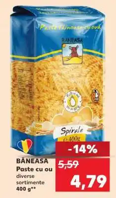 Kaufland BĂNEASA Paste cu ou Ofertă