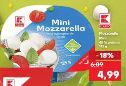 Kaufland Mozzarella mini Ofertă
