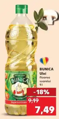 Kaufland BUNICA Ulei floarea soarelui 1l Ofertă