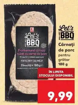 Kaufland Cârnați de porc pentru grătar Ofertă