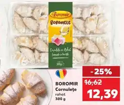 Kaufland BOROMIR Cornulețe rahat 300 g Ofertă
