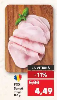 Kaufland FOX Şuncă Praga Ofertă