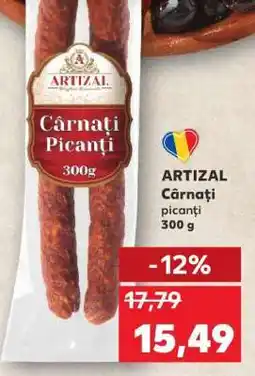 Kaufland ARTIZAL Cârnați picanți 300 g Ofertă