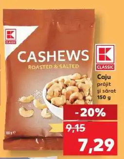 Kaufland Caju prăjit și sărat 150 g Ofertă