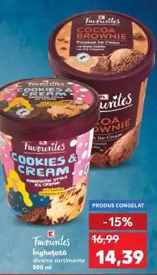 Kaufland Favorites Înghețată Ofertă