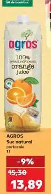 Kaufland AGROS Suc natural portocale Ofertă