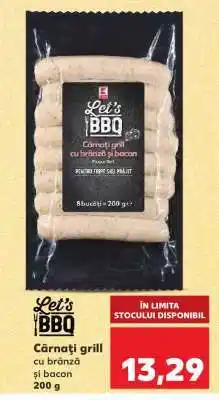 Kaufland Cârnați grill cu brânză și bacon Ofertă