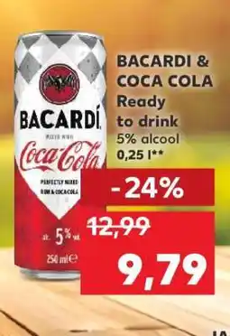 Kaufland BACARDI & COCA COLA Ofertă