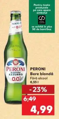 Kaufland PERONI BERE BLONDĂ Ofertă