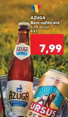 Kaufland AZUGA Bere nefiltrată Ofertă