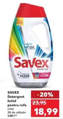 Kaufland SAVEX Detergent lichid pentru rufe color Ofertă